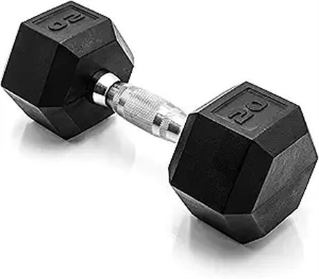 CAP 20lb Coated Hex Dumbbells