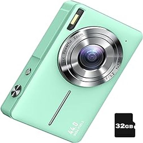 FHD 1080P Digital Cameras for Kids Boys Girls Compact Digital Point and Shoot Ca