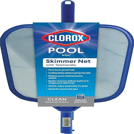 Clorox Pool&Spa 99213CLX Skimmer w Telepole-Push&C