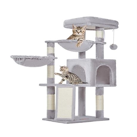 Taoqimiao Cat Tree 37.4-Inch Cat Tower for Indoor CatsSuitable for KittensPlush