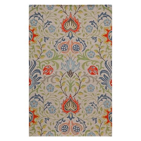 Momeni Newport Hand Tufted Wool Floral Area Rug Multi 2 3  X 8  Runner Contains