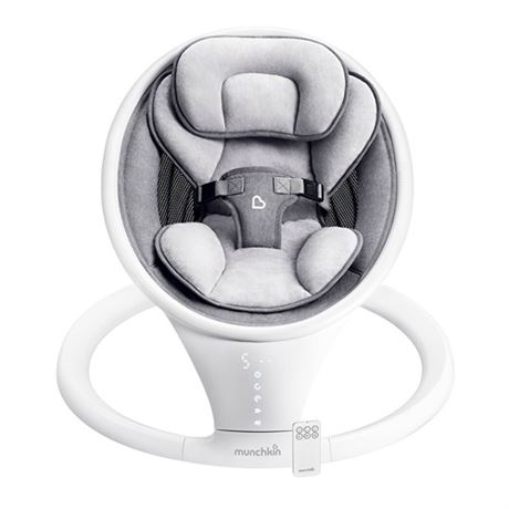 Munchkin Bluetooth Enabled Lightweight and Portable Baby Swing  Newborn & up  U