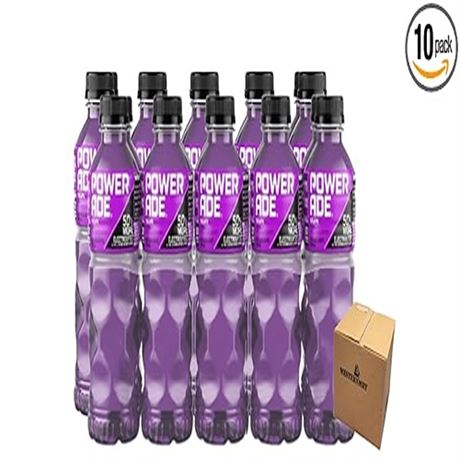 POWERADE Grape Bottles 20 fl oz 24 bottles--BEST BY 041524-