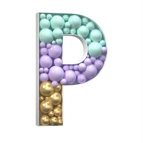 First Birthday Decorations Party Supplies Decors Marry Me Letter P
