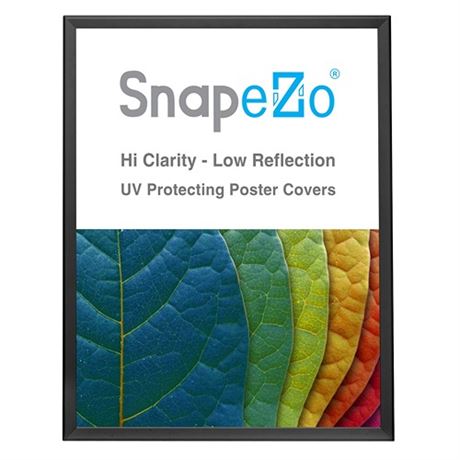 SnapeZo Poster Frame 36x48 Black 1.25 Inch Aluminu