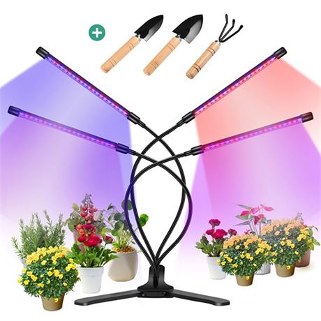 360 Grow Light for Indoor Plants - Gooseneck Full Spectrum Growing Lamp Strip