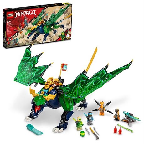 LEGO NINJAGO Lloyds Legendary Dragon Toy 71766 Set with Snake Figures & NYA Mi