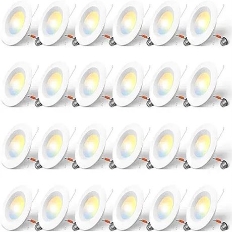 Amico 20 Pack 56 inch 5CCT LED Recessed Lighting