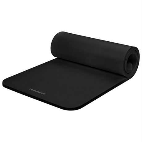 Retrospec Solana Yoga Mat 1 Thick wNylon Strap f