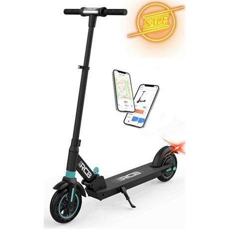 RCB Electric Scooter R13 - 350W Motor15Mph Top Speed 8 Tires Portable Foldin