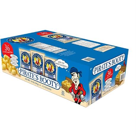 Pirates Booty Aged Cheddar Lunch Packs White 0.5  BY 070124