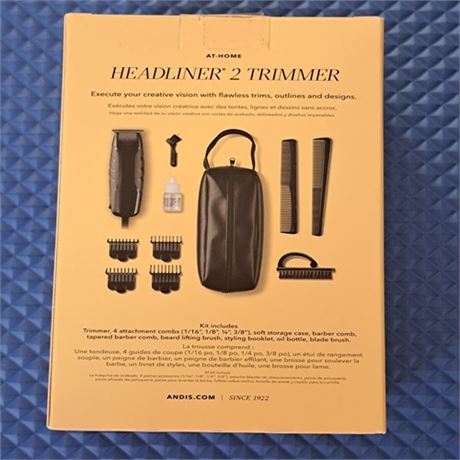 Andis Headliner2  T Blade Outliner Trimmer Kit