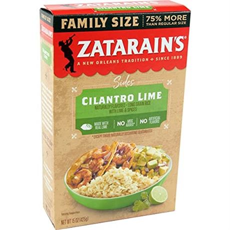 Zatarain S Cilantro Lime Rice  15  12PK DEC 08 2024