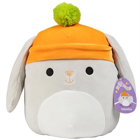 Squishmallows 10-Inch Valentina The Grey Bunny - Official Jazwares Plush - Coll