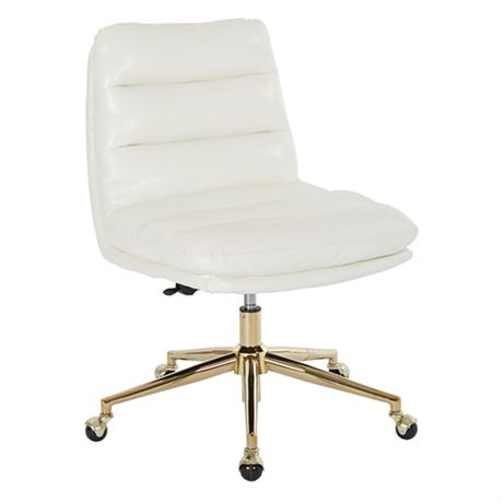 Legacy Swivel Office Chair in Faux Leather
