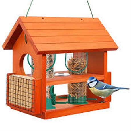 Large Window Bird Feeders House for Outside Hangin