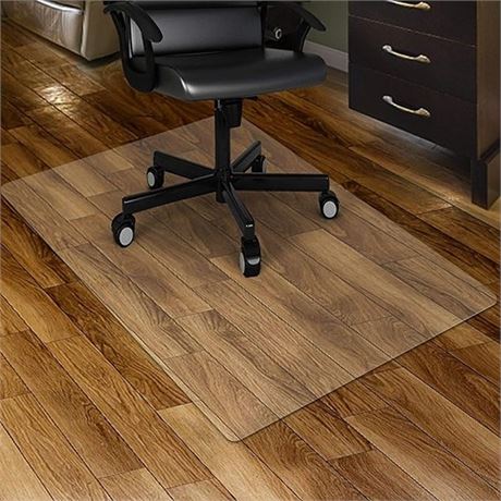 Kuyal Clear Chair mat for Hardwood Floor 30 x 48 inches