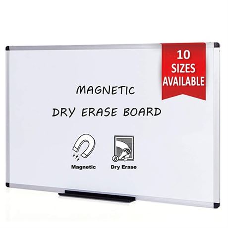 VIZ-PRO Magnetic Dry Erase Board  60 X 48 Inches
