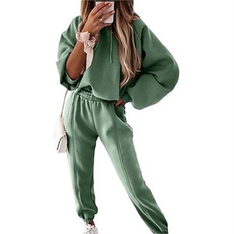 Frontwalk Womens 2 Piece Sweatsuits Tracksuits Sports Outfit Set Long Sleeve Fl