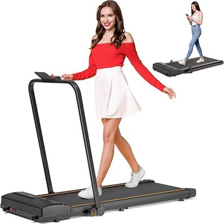 DAEYEGIM Treadmill Walking Pad Under Desk Treadmill 2 in 1 Folding Treadmill Tr