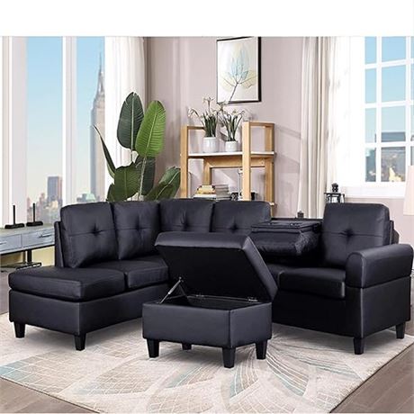 UBGO Sectional Living Room Furniture Ottoman Not Included