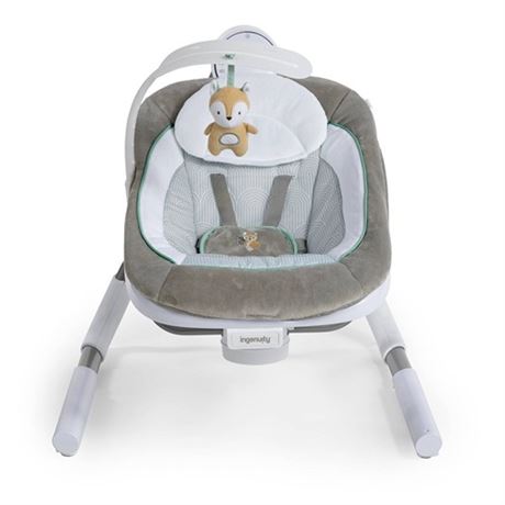 Ingenuity Baby Anyway Sway Dual-Direction Portable Spruce Swing - Gray