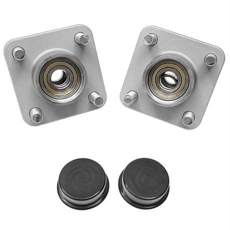 Front Wheel Hub Kit wBearings Seals 2Pcs Compatible with 2003-up Club Car DS &