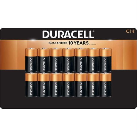 Duracell C14 Alkaline Batteries - 14 Count