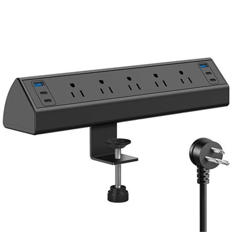 40W Fast Charging Station Desk Clamp Power Strip