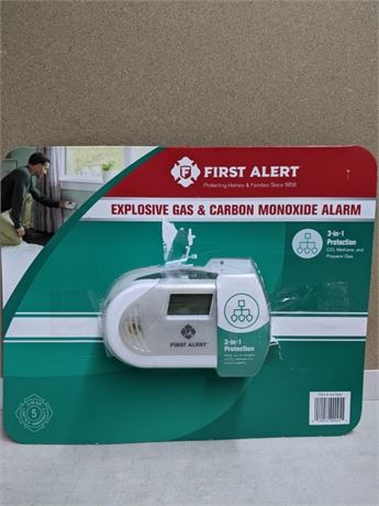 First Alert Explosive Gas & Carbon Monoxide Alarm
