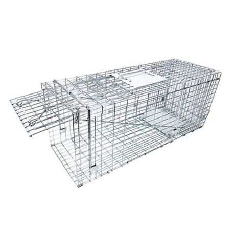 Large Collapsible Humane Live Animal Cage Trap No-Kill Trapping Kit for Humane