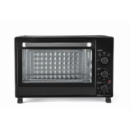 Mainstays XL Toaster Oven  32L 6-Slice Family Size  Black  1500W
