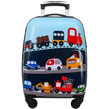 GURHODVO Kids Luggage Rolling Kids Suitcase with Wheels Hard Shell Carry