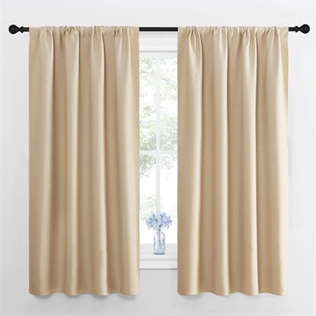 NICETOWN Room Darkening Curtains for Bedroom - Triple Weave Home Decoration The