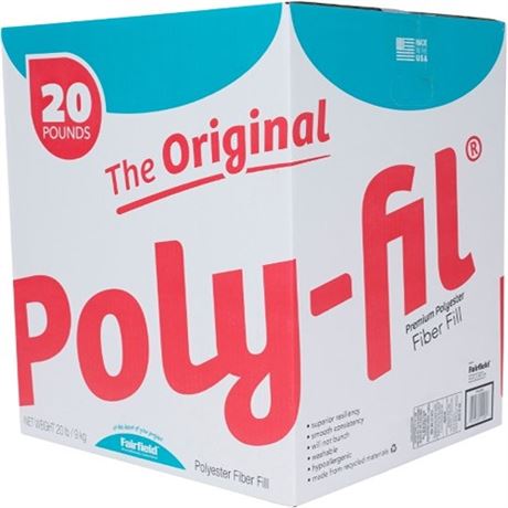 Fairfield PFLB20 the Original Poly-FIL Premium Box 20 Lbs