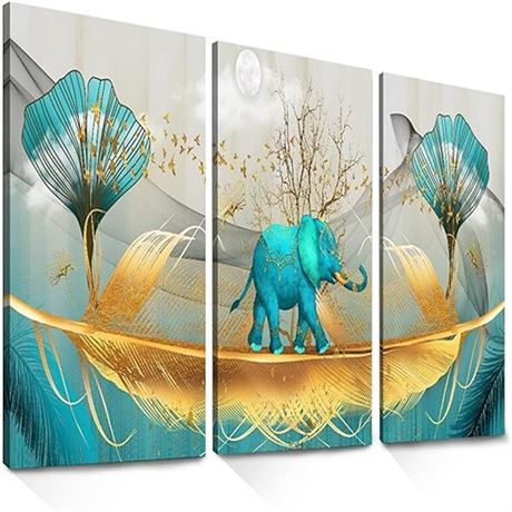 SERIMINO Wall Decor for Bedroom Elephant Painting