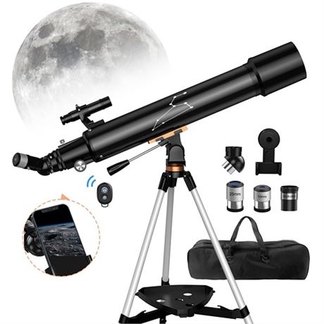 Telescope 80mm Aperture 800mm Telescopes for Adults Astronomy & Kids & Beginne