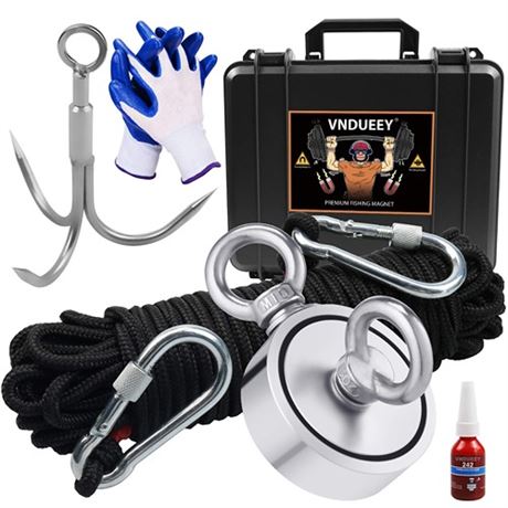 VNDUEEY Fishing Magnet Kit Fishing Magnets 1000 LB