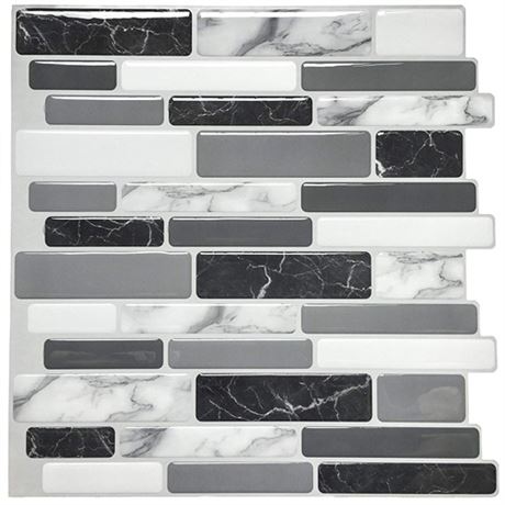 Art3d Peel and Stick Wall Tile for Kitchen Backsplash 12x12 (10 Tiles)