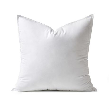 MIULEE 28x28 Down Alternative Pillow Insert Euro Decorative Throw Pillow 28 Inc