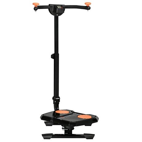 Soozier Foldable Ab Twister Board for Waist Trimming with Screen Showing Time