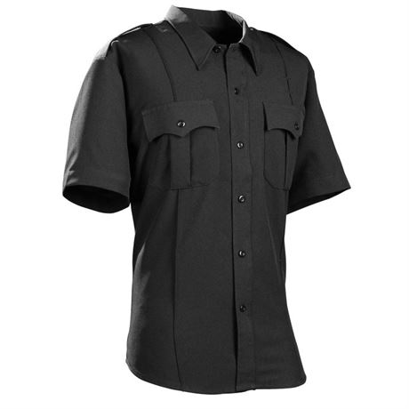 DutyPro Short Sleeve Polyester Solid Men's Shirt - Size: 6XL