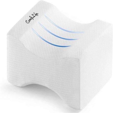 ComfiLife Orthopedic Knee and Leg Pillow for Side Sleepers Sleeping - 100 Memor