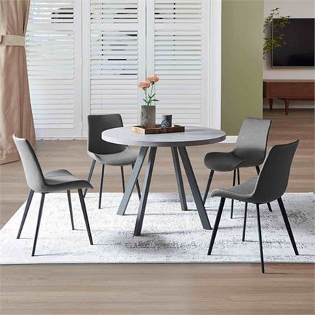 Grey Round Dining table