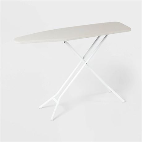 Standard Ironing Board White Metal with Creamy Chai Cover - Room Essentials