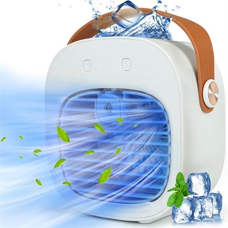 Portable Air Conditioners Rechargeable 4000mAh Mini Air Conditioner Fan with 3