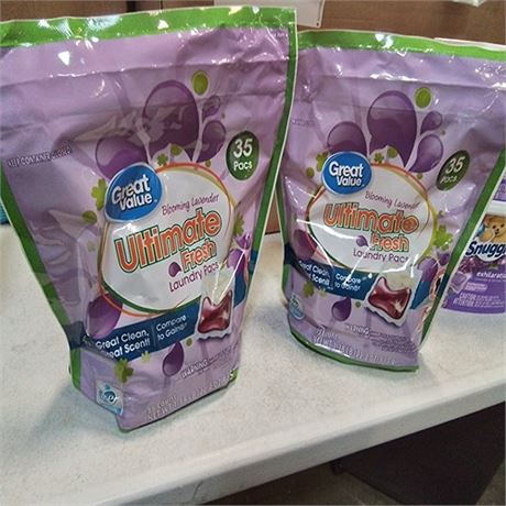 Great Value  3-in-1 Laundry Detergent Pacs - 22.2oz35ct - up & up