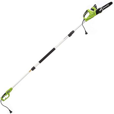 Greenworks 7 Amp (2-In-1) 10-inch Corded Electric Polesaw PSCS06B01