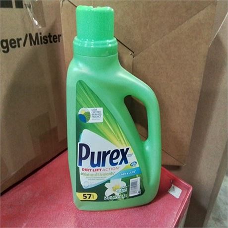 Purex Ultra Natural Elements He Liquid Detergent Linen and Lilies 75 Oz Bottl