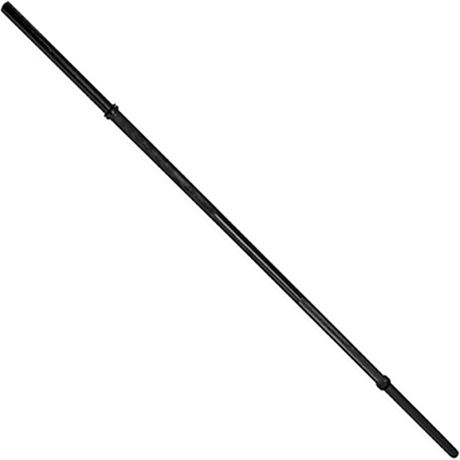 Black Weighted Workout Bar - 6 - 45lbs